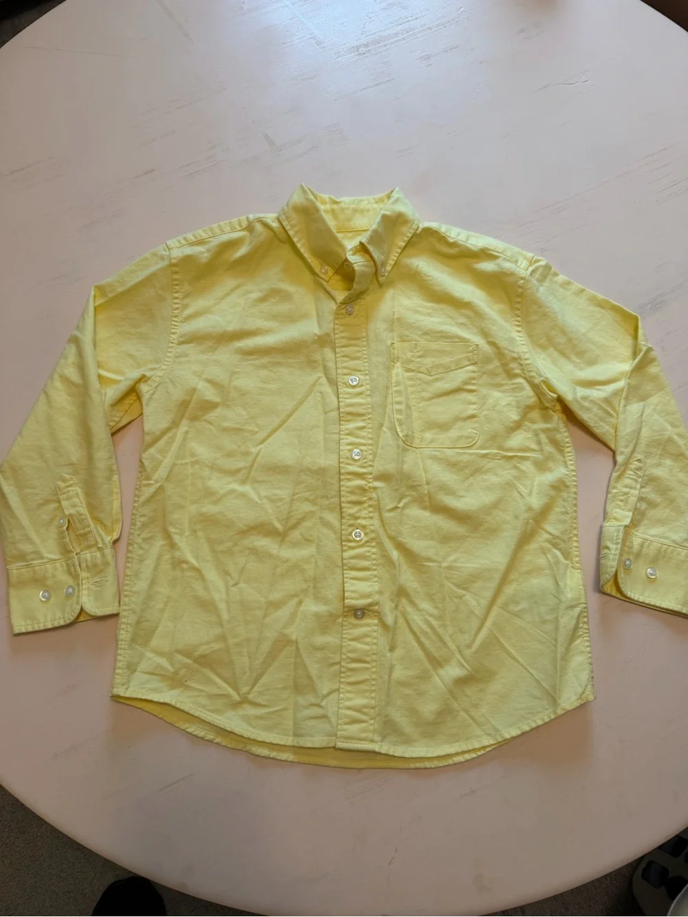 GAP Kids Yellow Button-Down Shirt